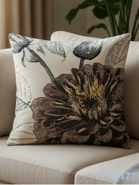 BLOSSOM DAISY PRINT CUSHION & FILLER